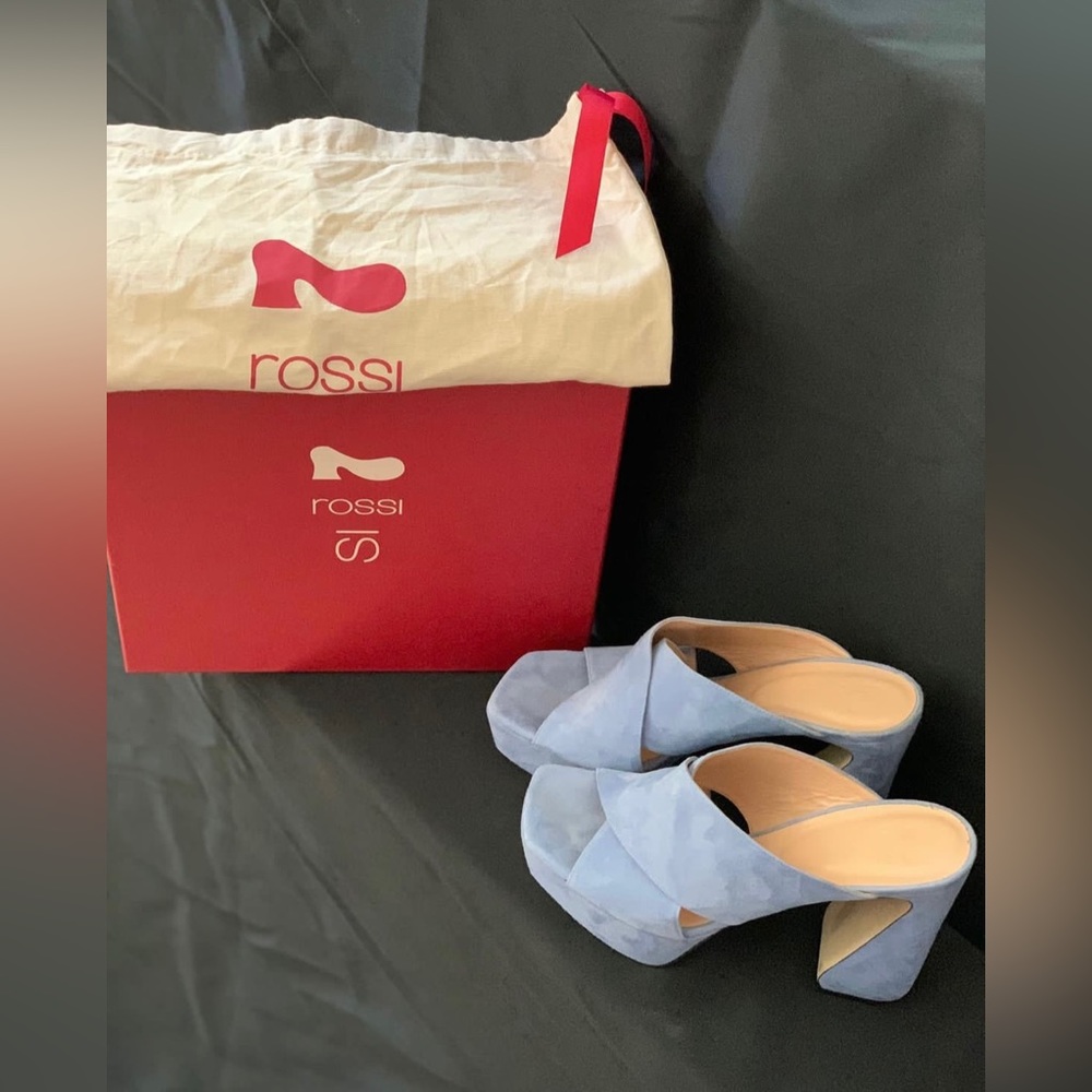 Sergio Rossi platform mules